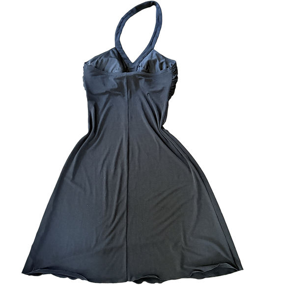 Spenser Jeremy Vintage 90s Beaded Halter cocktail dress backless - Picture 6 of 8